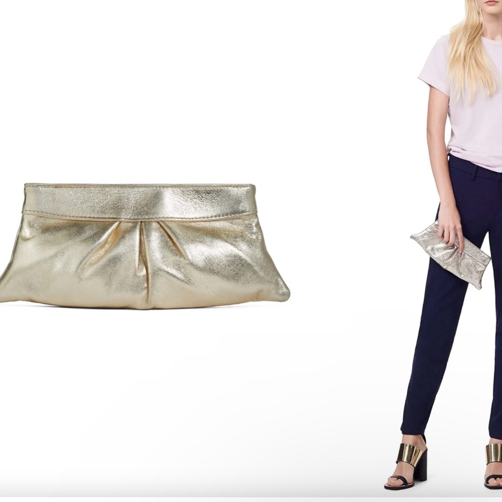 Lauren Merkin small clutch, Gold